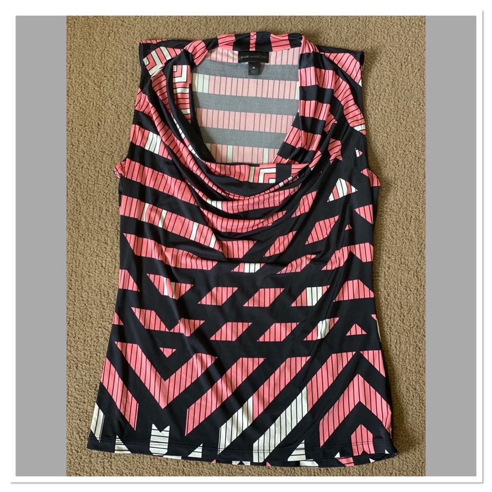 Worthington Cowl Neck Blouse